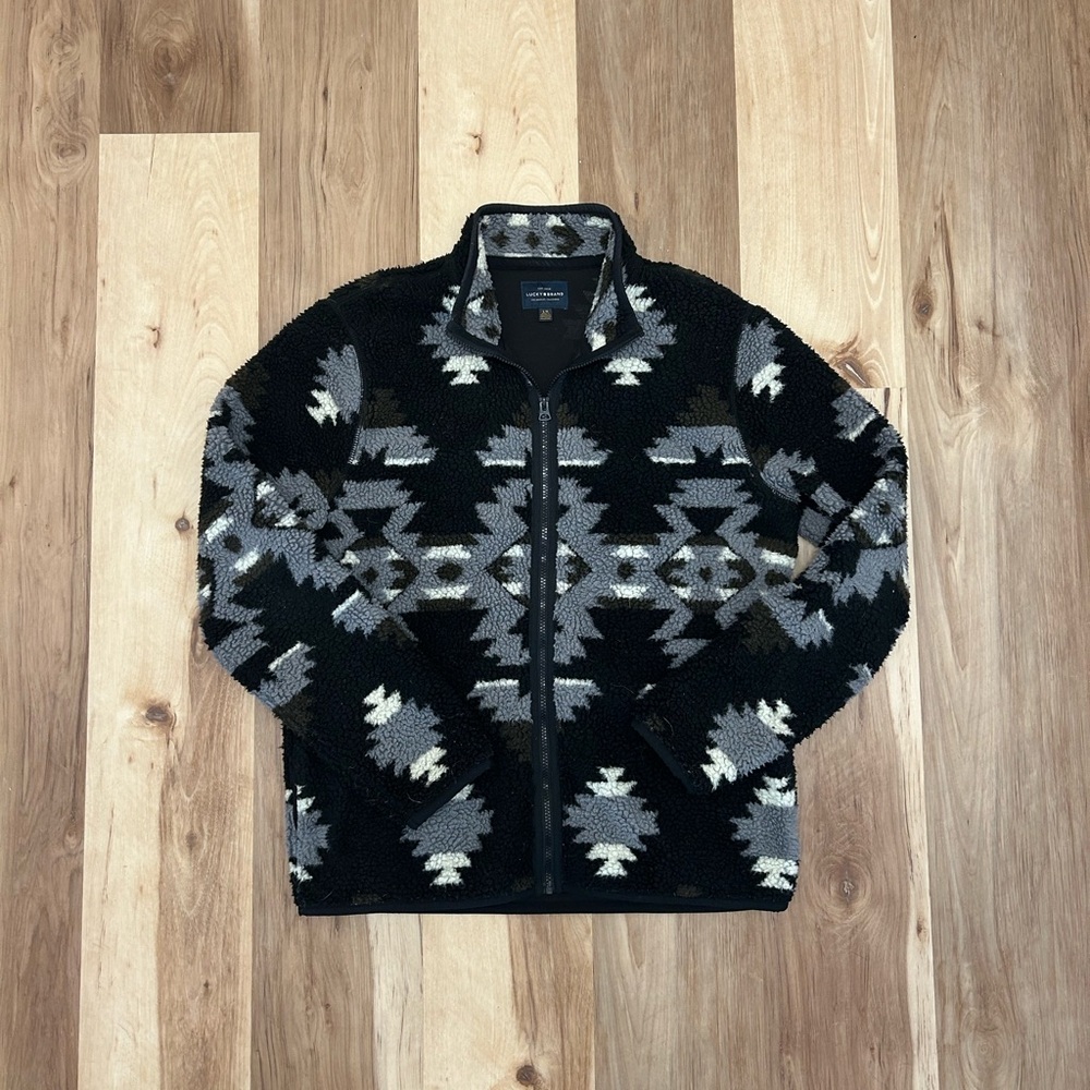 Lucky Brand Full Zip Sherpa Jacket